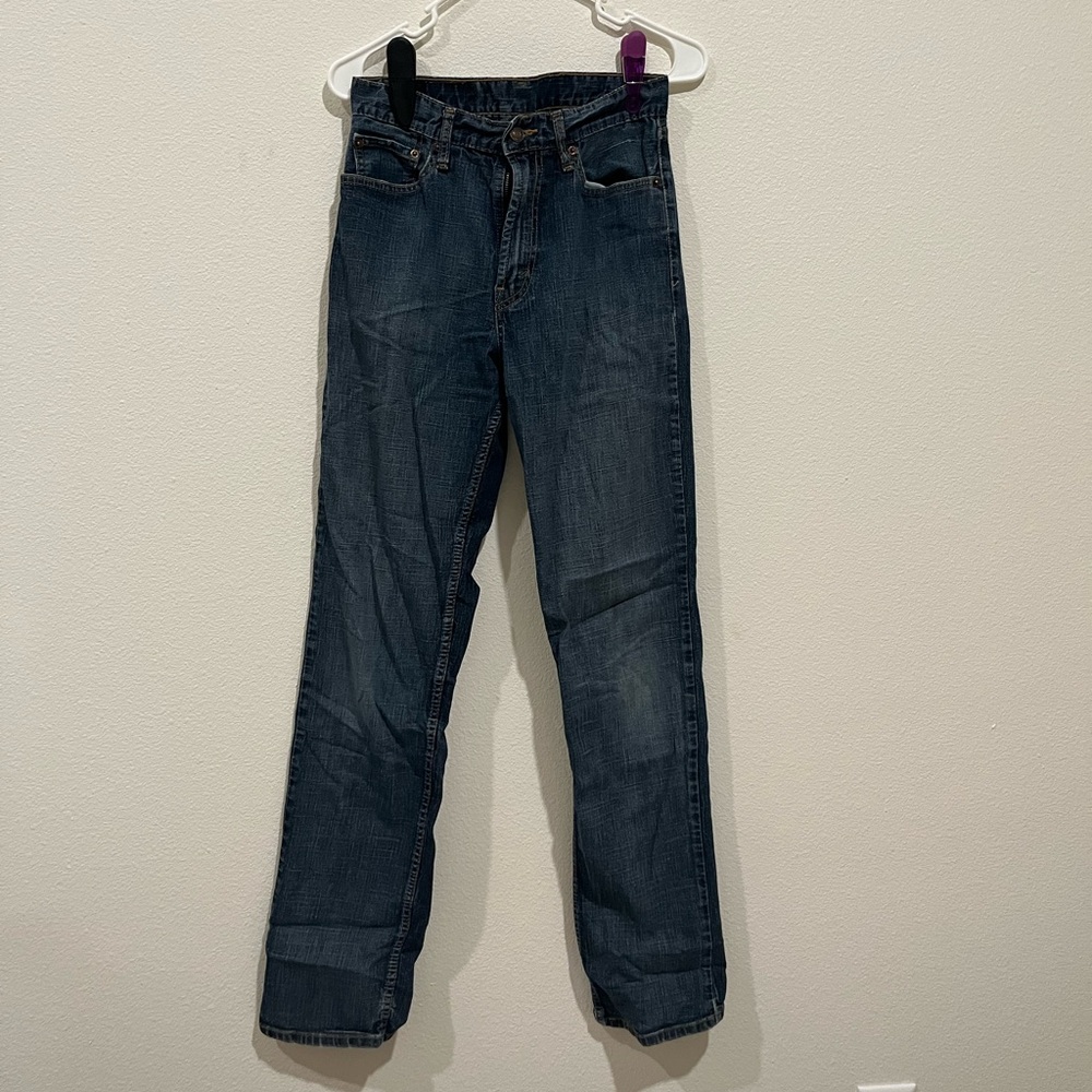 Levi's Blue Straight Leg Jeans Classic Fit